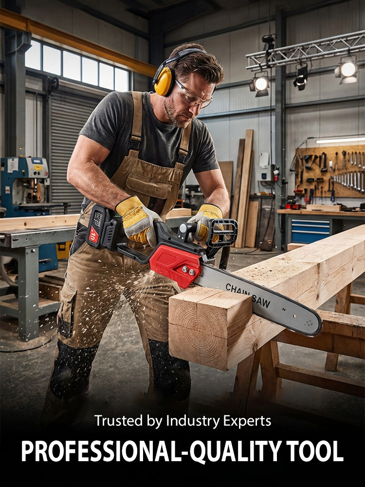 Upgraded high-power woodworking electric chainsaw