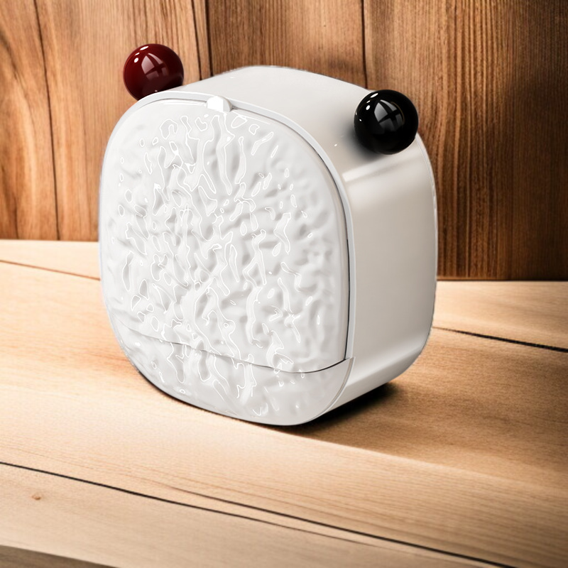 Bear soap holder mounted on wall