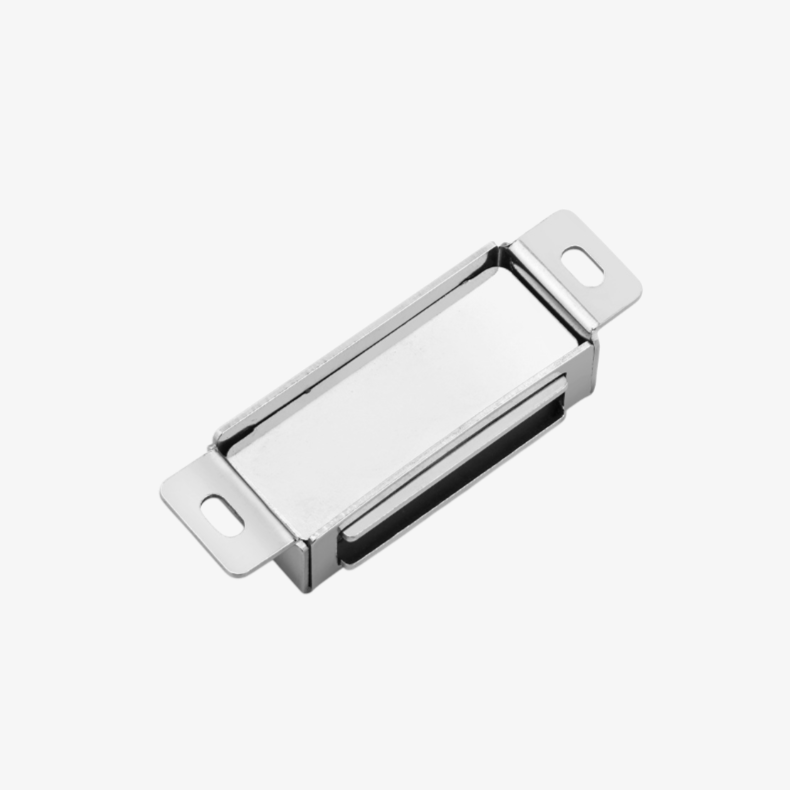 Strong magnetic door suction coupler close-up view