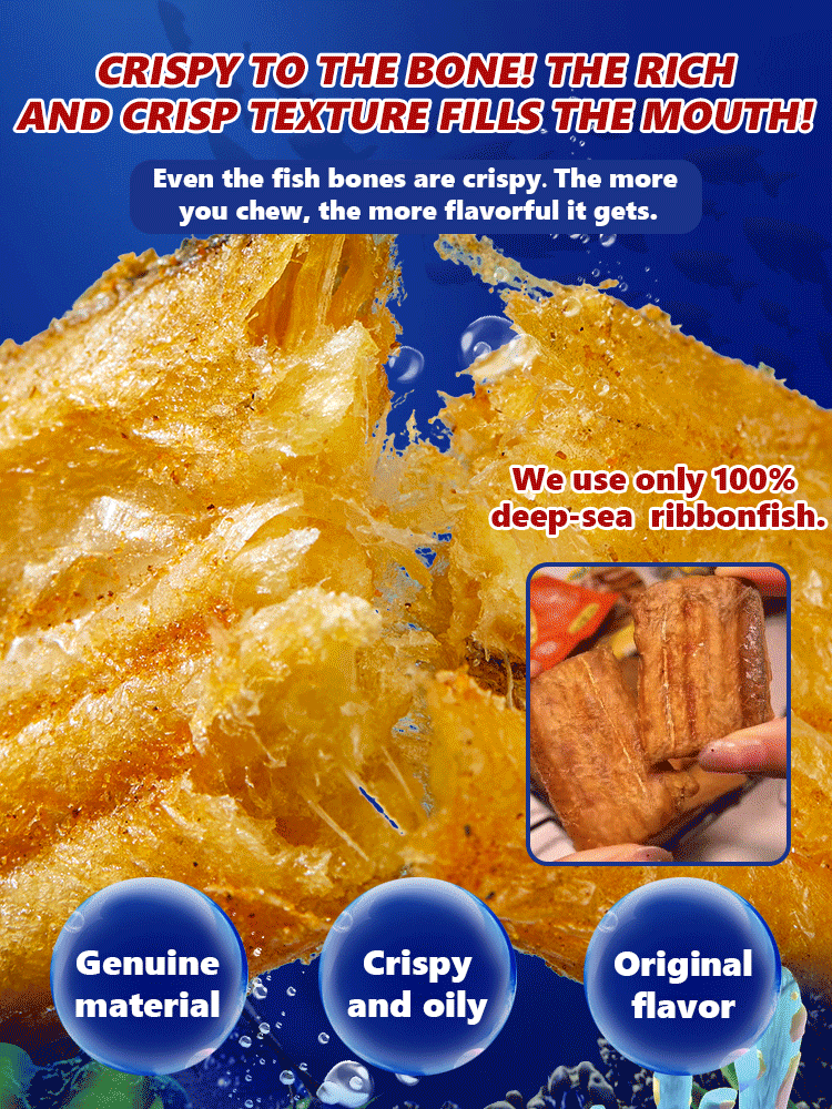 Sea specialty crispy fish puff pastry