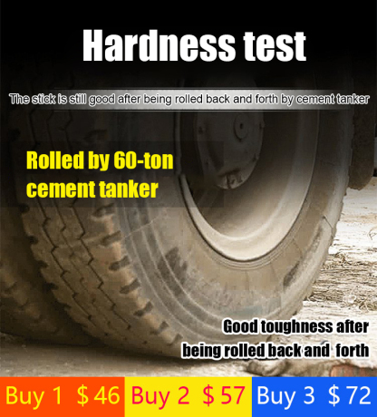 Telescopic deformation metal rod