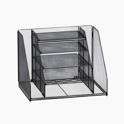 Neues Bürospeicher-Mehrschicht-Desktop-Speicherregal für Dateidaten, Schubladen-Dateispeicherregal