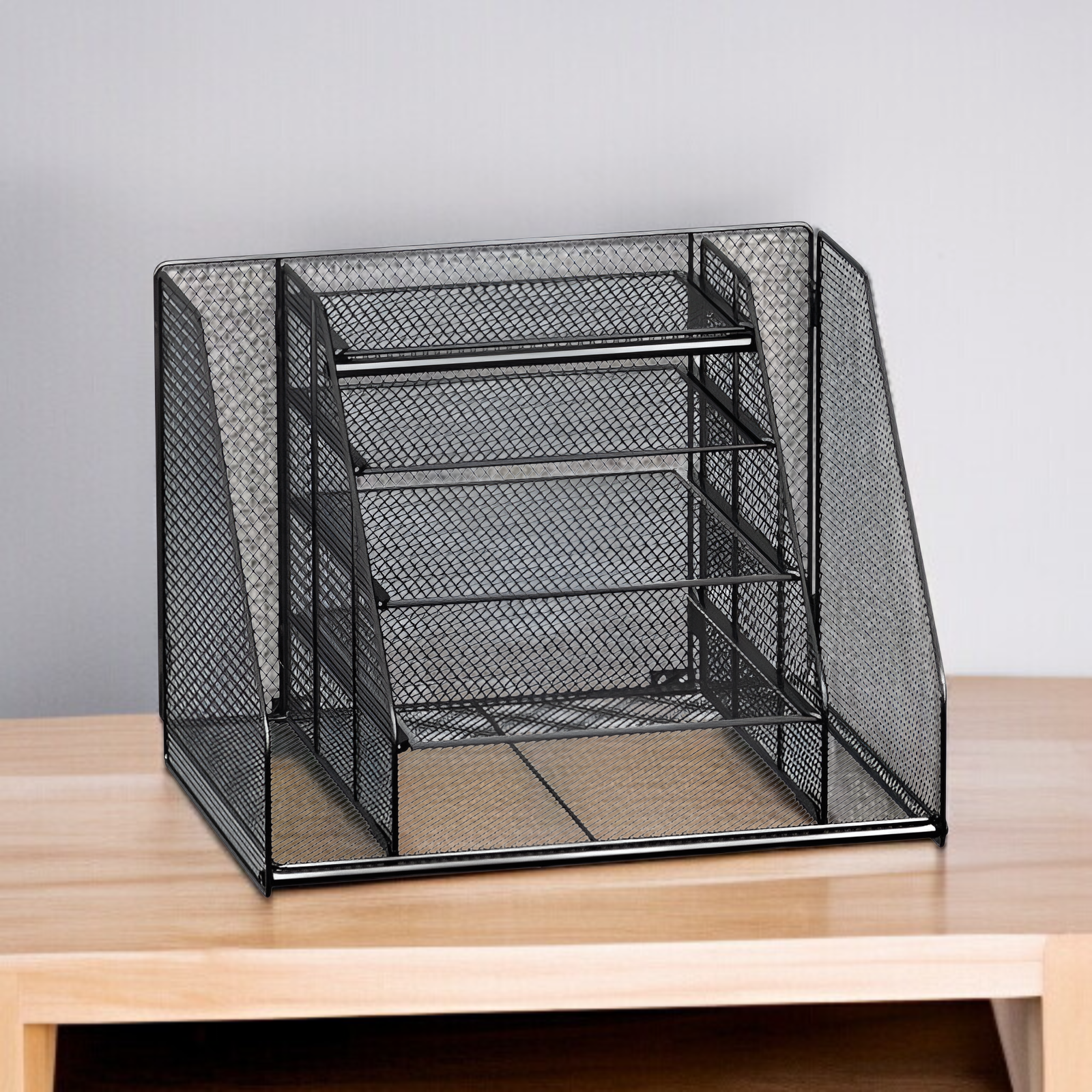 Neues Bürospeicher-Mehrschicht-Desktop-Speicherregal für Dateidaten, Schubladen-Dateispeicherregal