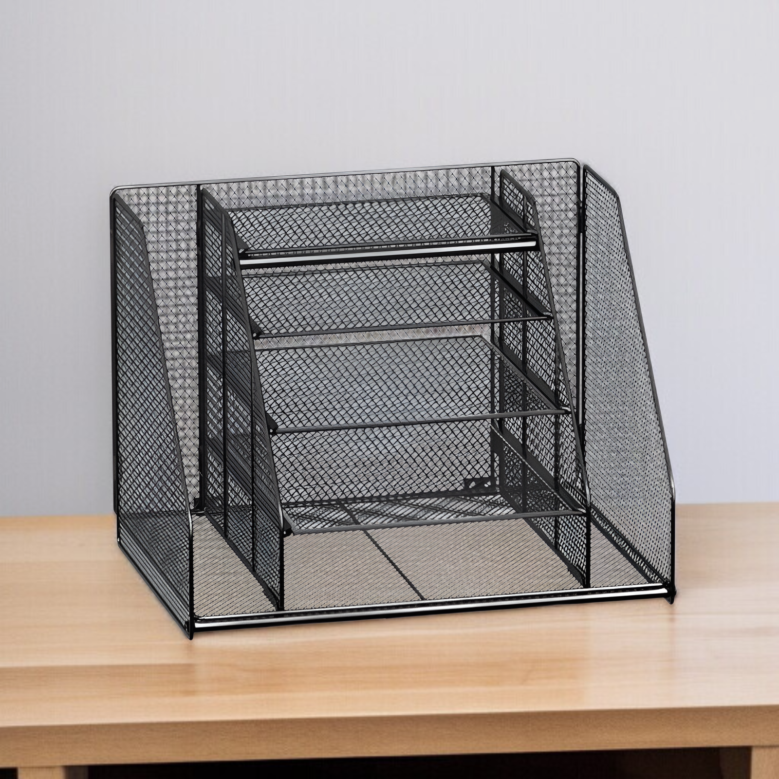 Neues Bürospeicher-Mehrschicht-Desktop-Speicherregal für Dateidaten, Schubladen-Dateispeicherregal