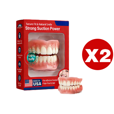 Tragbares Zahnprothesen-Etui Set – Lächeln Sie wieder selbstbewusst