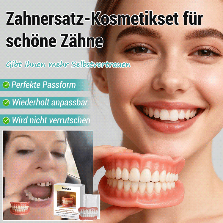 【All-Inclusive Custom】Zahnersatz Pflege- und Verschönerungsset