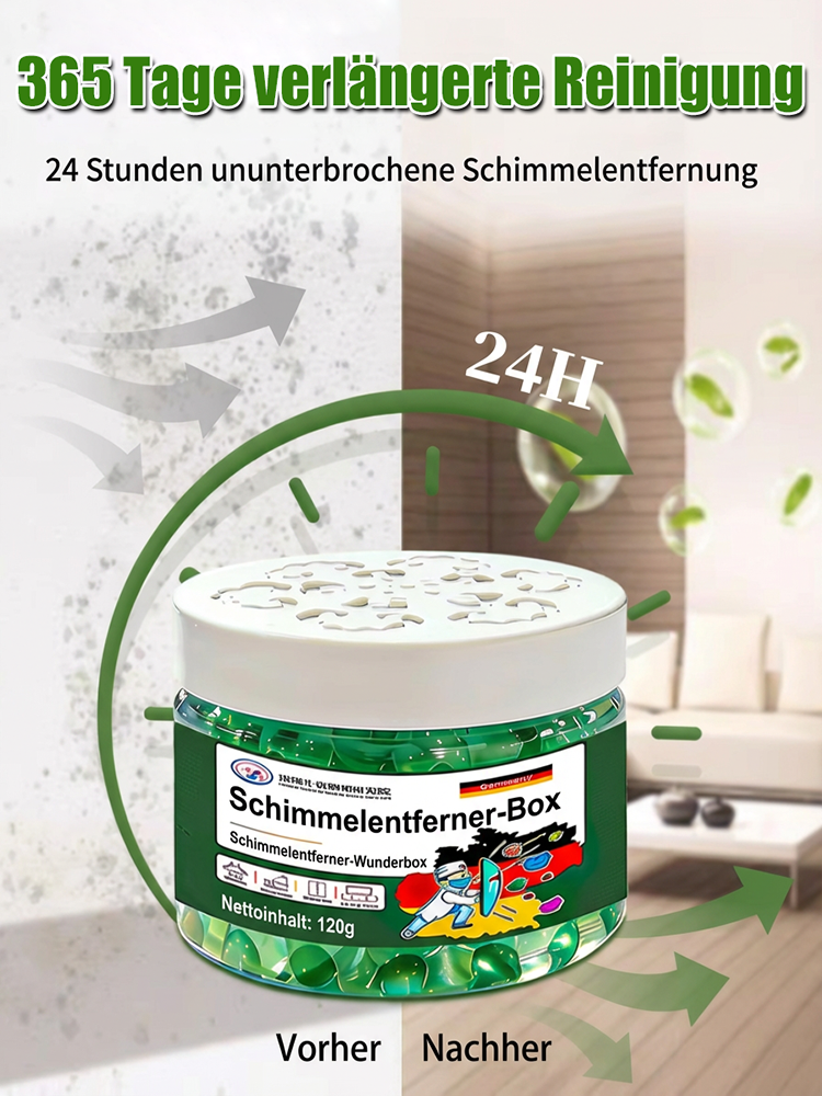 Hochwirksame antibakterielle, antimikrobielle und schimmelentfernende Kartusche