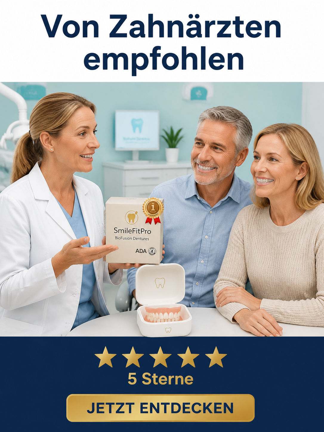 Der neue individuell angepasste Vollfunktions-Zahnersatz