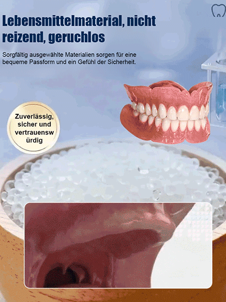 Tragbares Zahnprothesen-Etui Set – Lächeln Sie wieder selbstbewusst