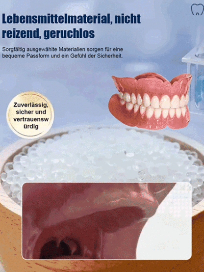 Tragbares Zahnprothesen-Etui Set – Lächeln Sie wieder selbstbewusst