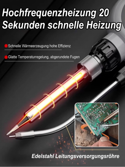 Elektrisches Schweißgerät mit interner Heizung