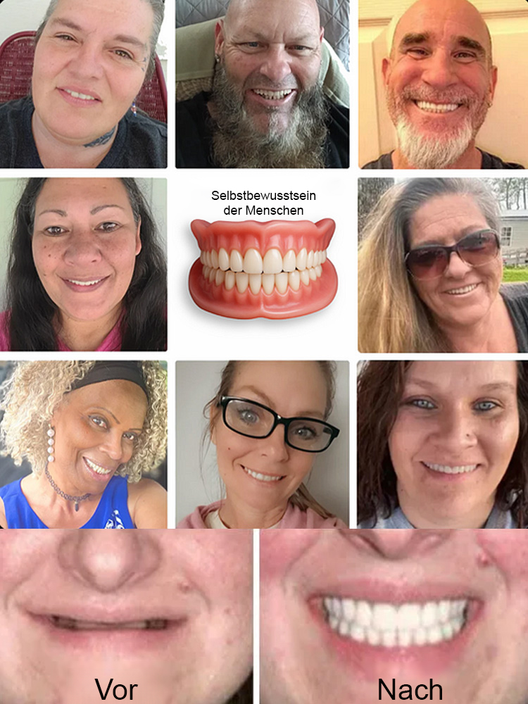 Tragbares Zahnprothesen-Etui Set – Lächeln Sie wieder selbstbewusst