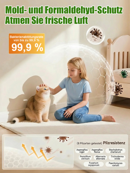 Hochwirksame antibakterielle, antimikrobielle und schimmelentfernende Kartusche