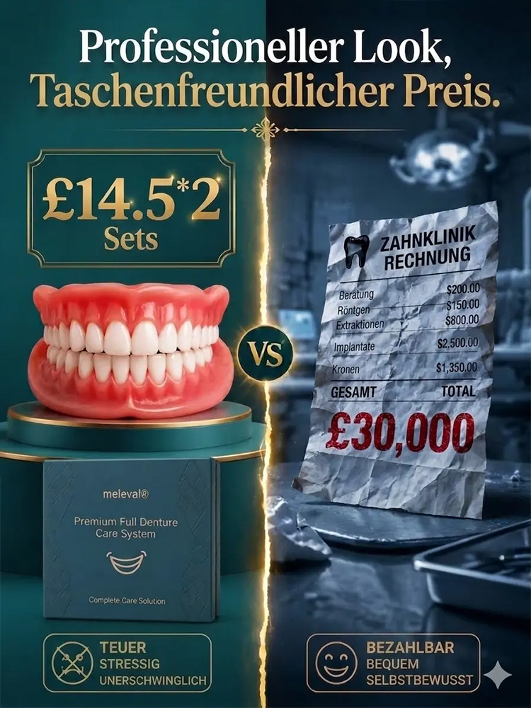 Hochwertiges Komplettprothesen-Set