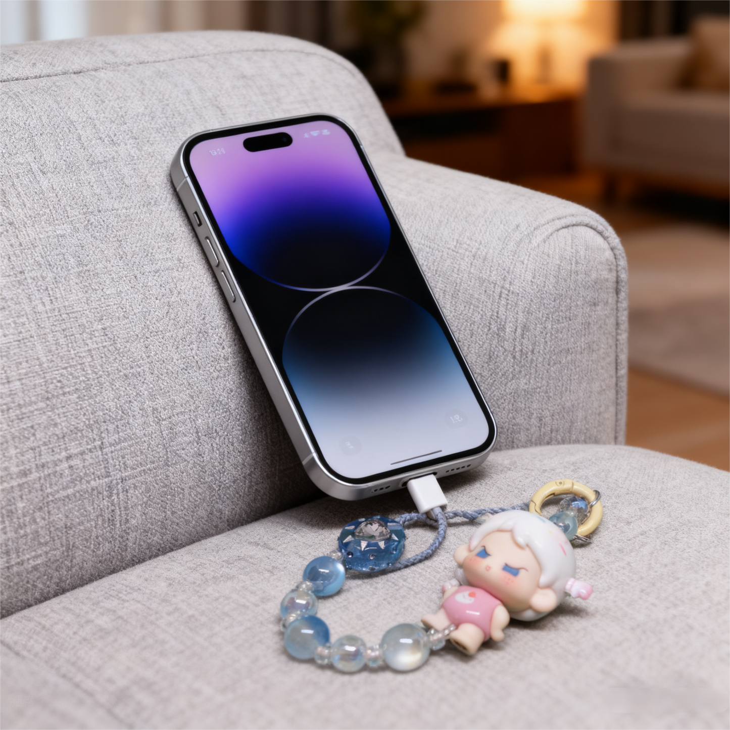 Soft Cute Phone Chain for Phone Base