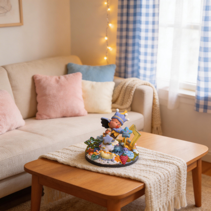 Genuine Pop Mart DIY Dreamy Birthday Scene | Adorable Desk Decor for Women & Girls