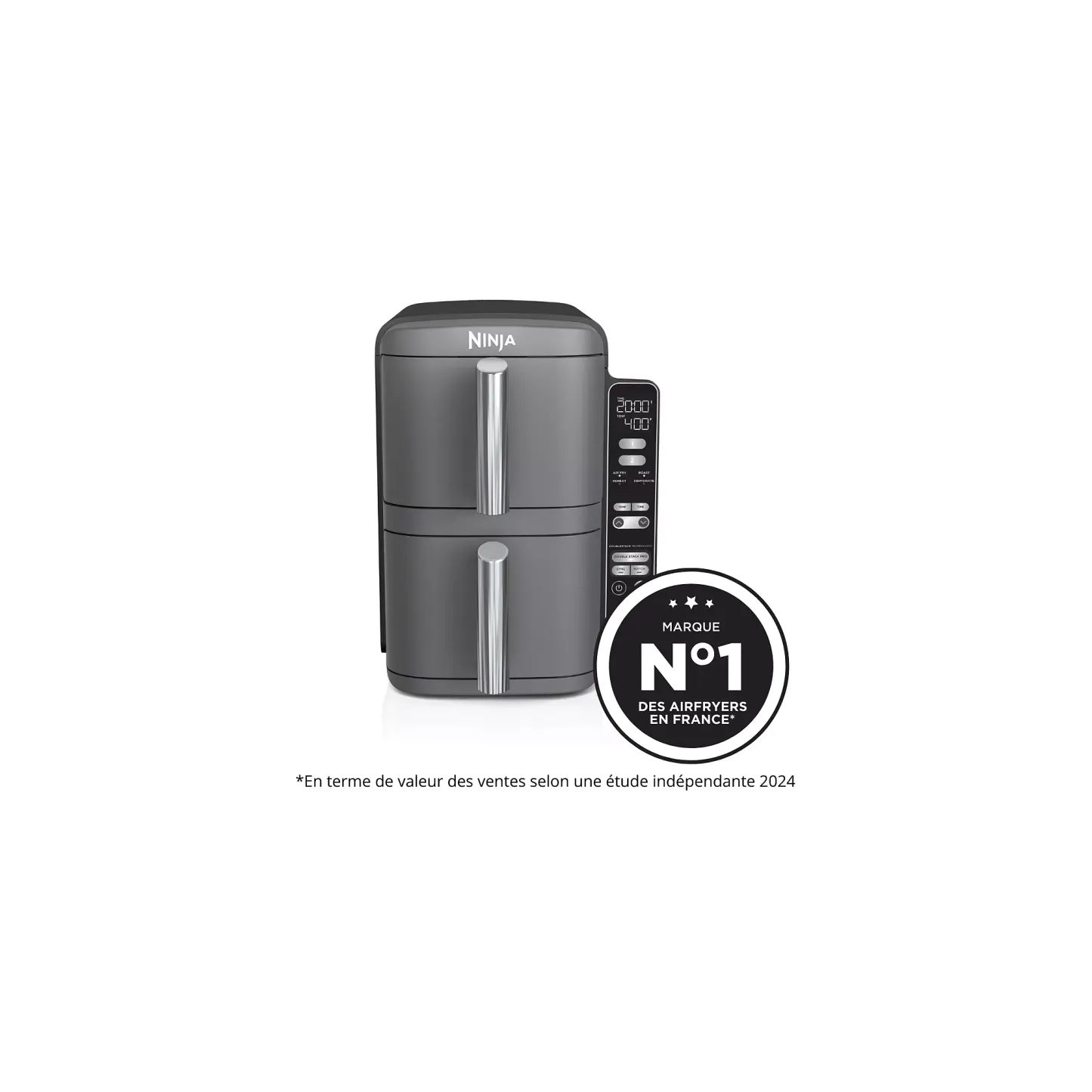 NINJA Friteuse sans huile NINJA Double Stack XL 9,5 L SL400EU