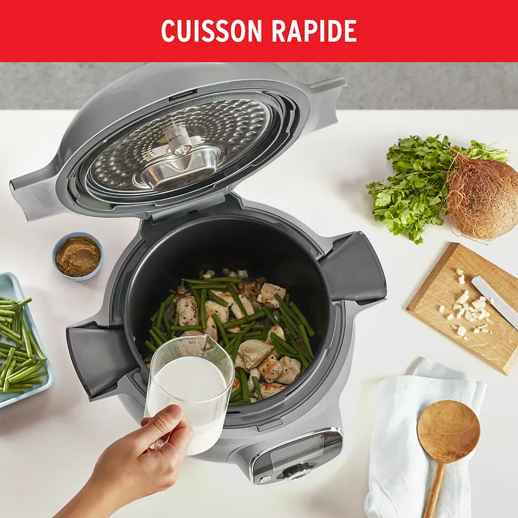 Cookeo MOULINEX CE854B10 gris 6 L, 6 modes de cuisson 