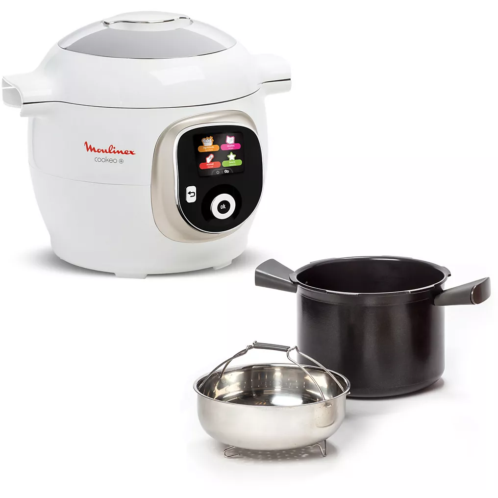 Cookeo MOULINEX CE85BA10 blanc 6 L, 6 modes de cuisson