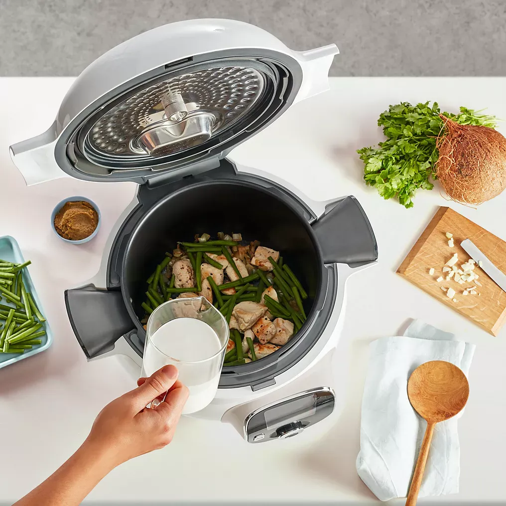 Cookeo MOULINEX CE85BA10 blanc 6 L, 6 modes de cuisson