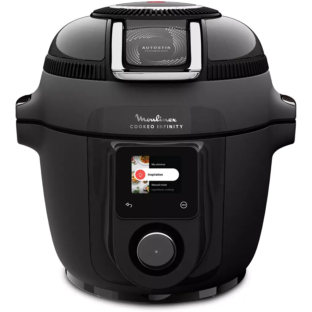 MOULINEX Cookeo MOULINEX Multicuiseur Airfryer Cookeo Infinity avec pale Noir CE9828F0 20 modes de cuisson, 6,5 L