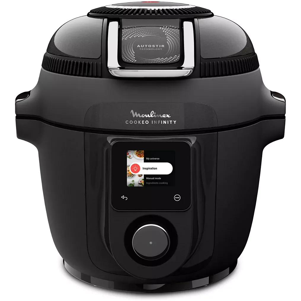 MOULINEX Cookeo MOULINEX Multicuiseur Airfryer Cookeo Infinity avec pale Noir CE9828F0 20 modes de cuisson, 6,5 L