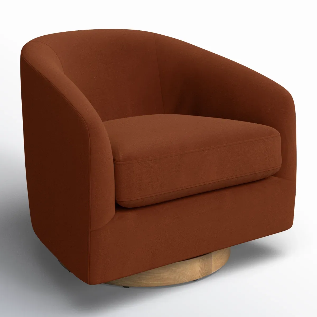 Fauteuil pivotant Bennett – Design moderne et confort enveloppant