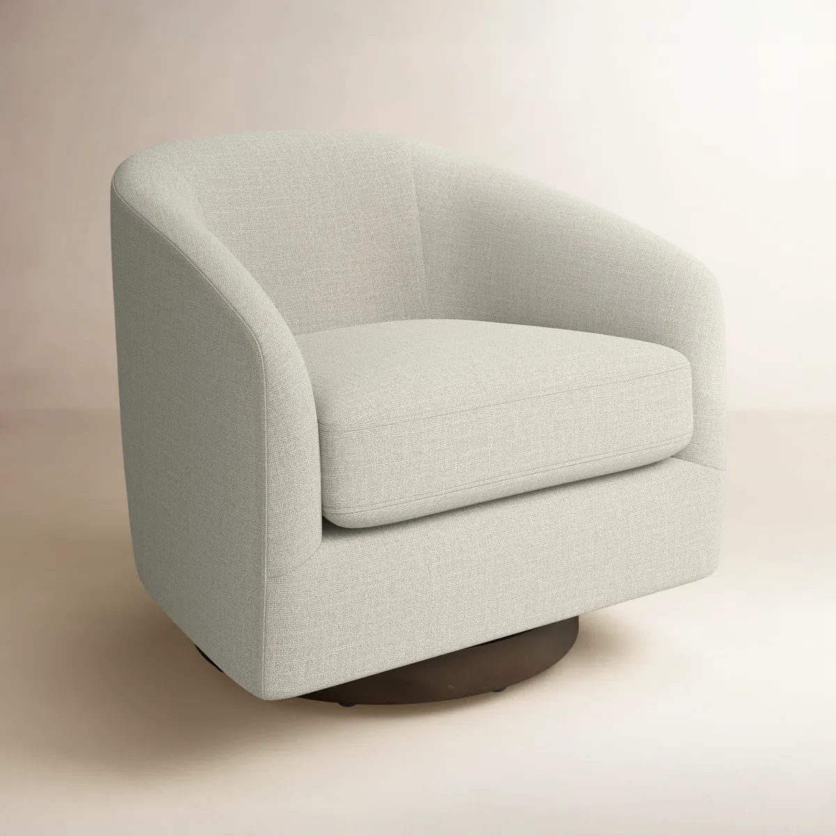 Fauteuil pivotant Bennett – Design moderne et confort enveloppant