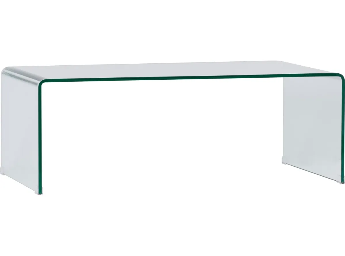 Table basse Dasher en verre – Élégance et transparence contemporaine
