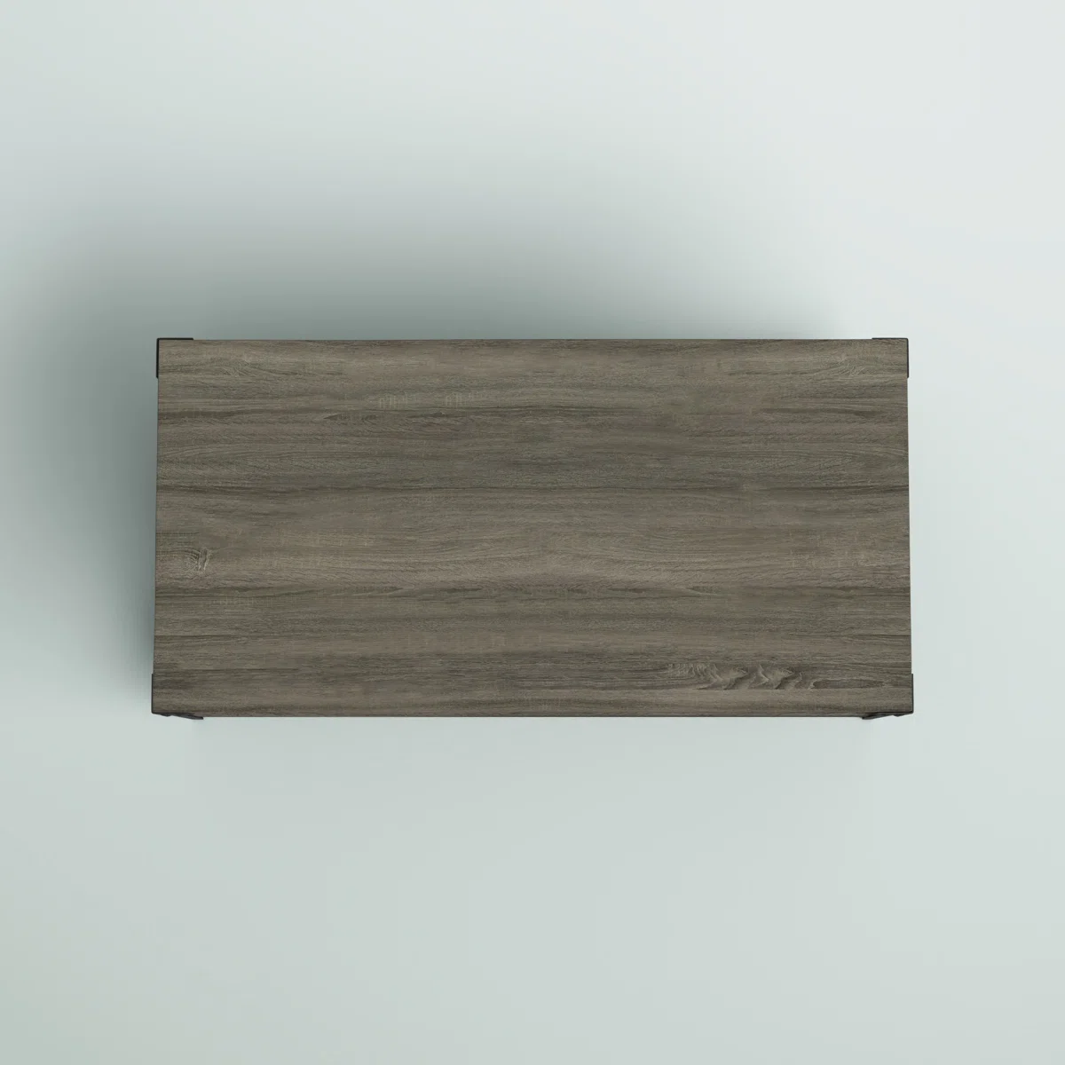 Table basse Feickert – Design bicolore avec étagère de rangement