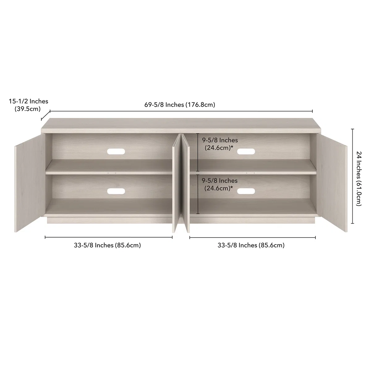 Meuble TV Hanson Moderne 