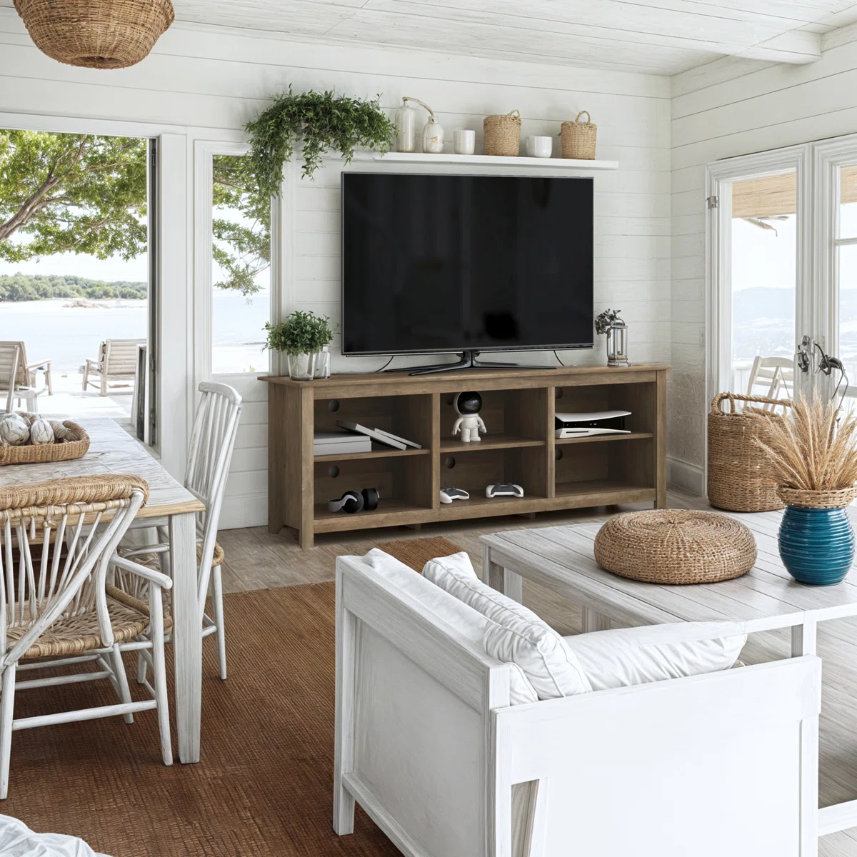 Meuble TV Inniss – Design Moderne avec Rangement