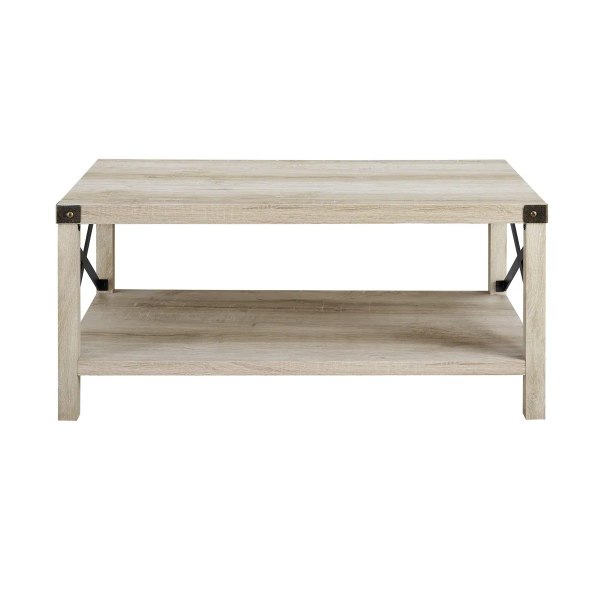 Table basse Larenda avec étagère ouverte