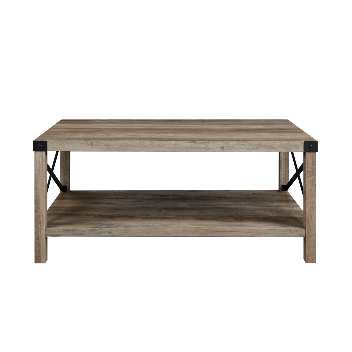Table basse Larenda avec étagère ouverte
