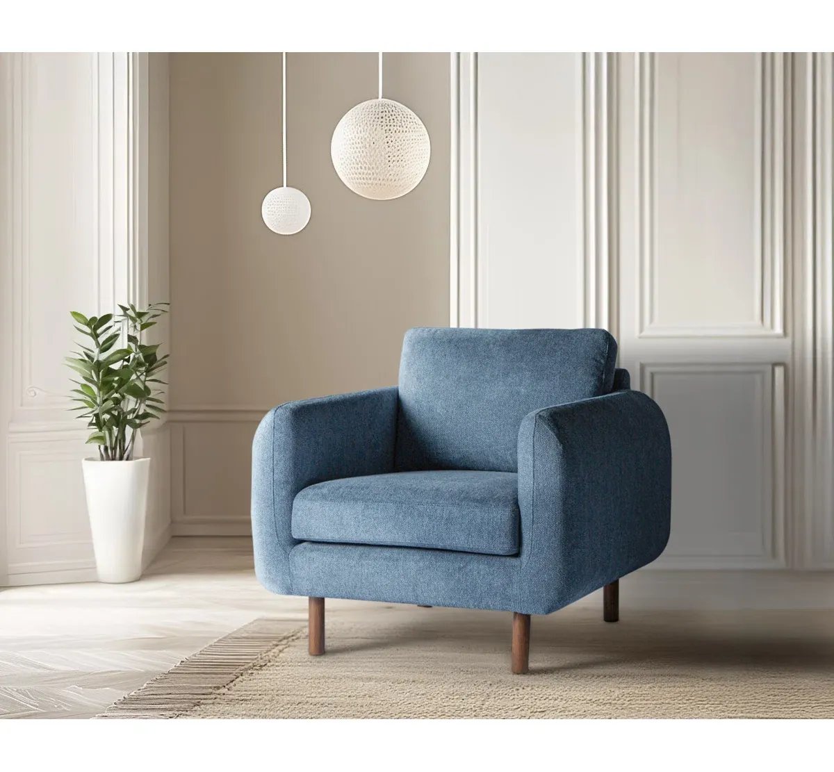 Fauteuil Leno – Fauteuil Rembourré Style Contemporain