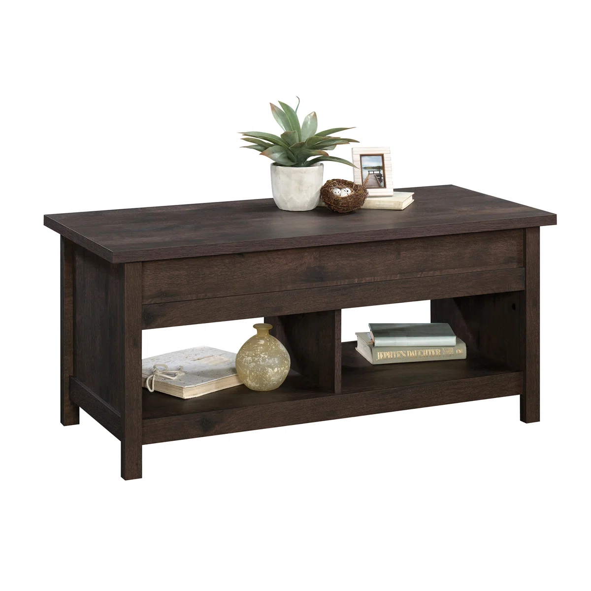 Table basse relevable McCaslin en bois