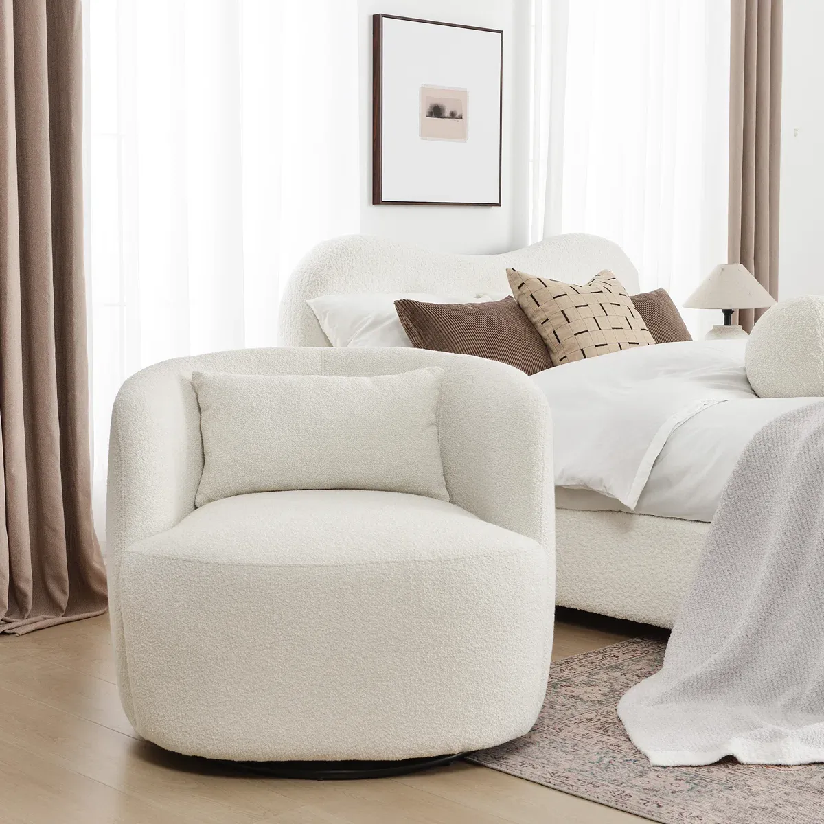 Fauteuil pivotant Sydney – Design moderne 