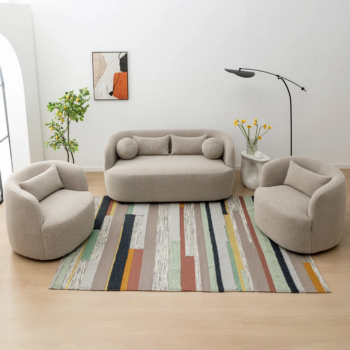 Fauteuil pivotant Sydney – Design moderne 