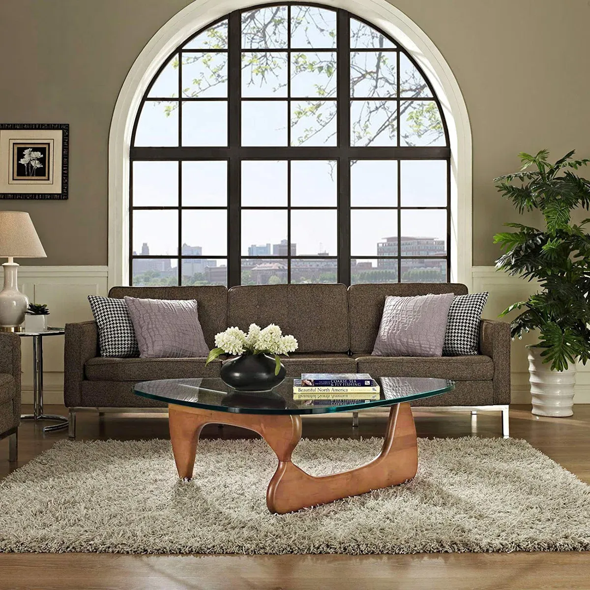 Table basse Triangle – style Mid-Century