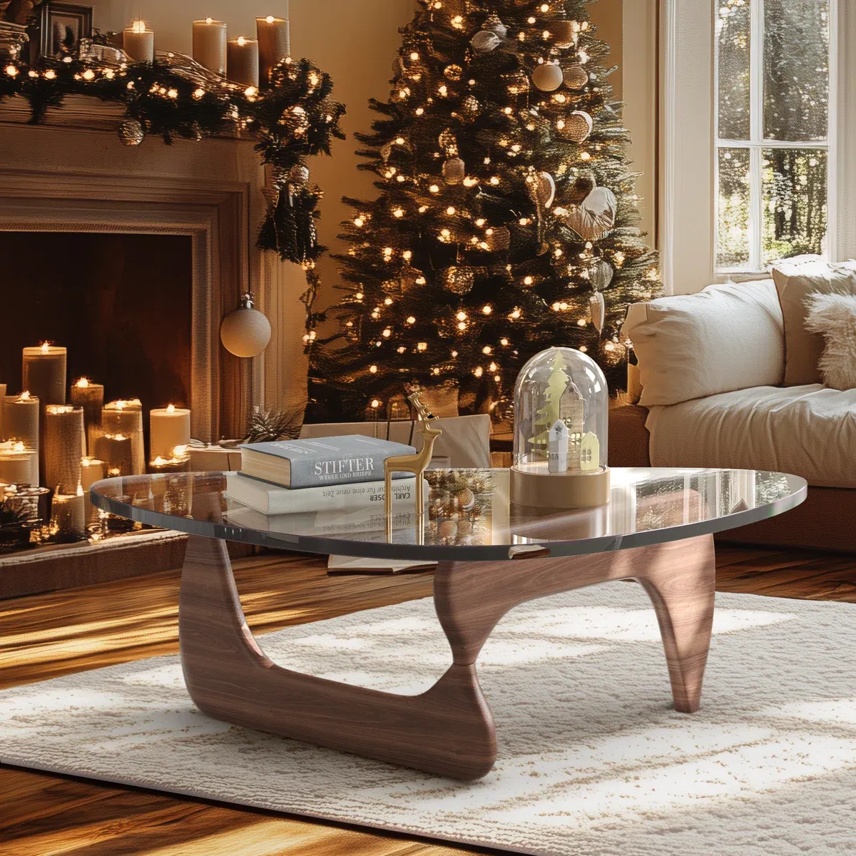 Table basse Triangle – style Mid-Century