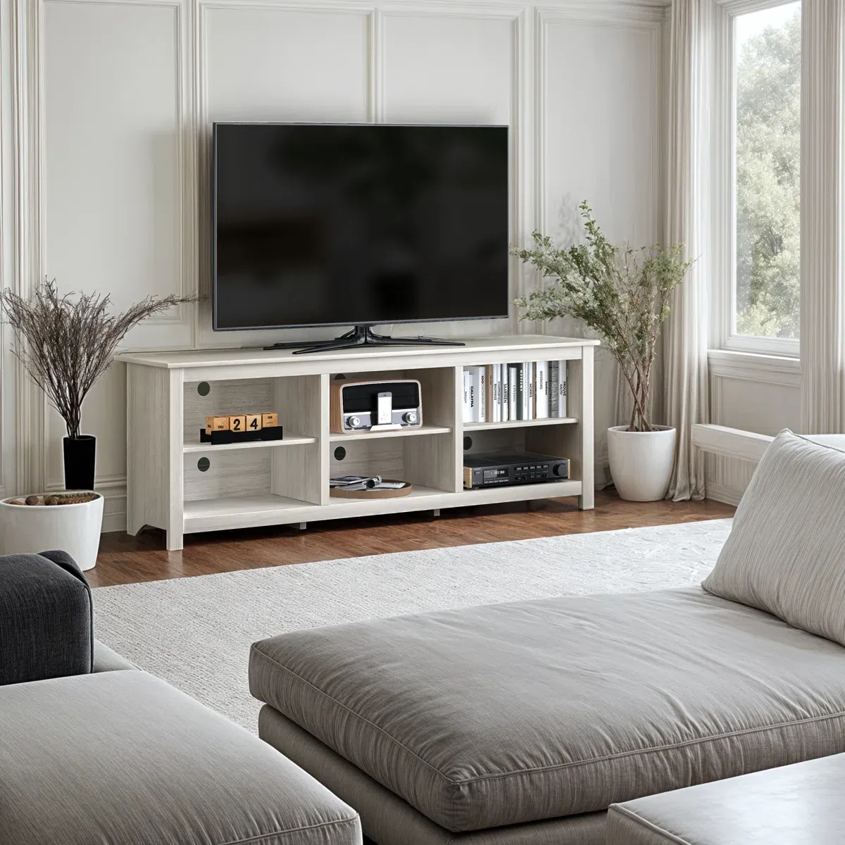 Meuble TV Inniss – Design Moderne avec Rangement