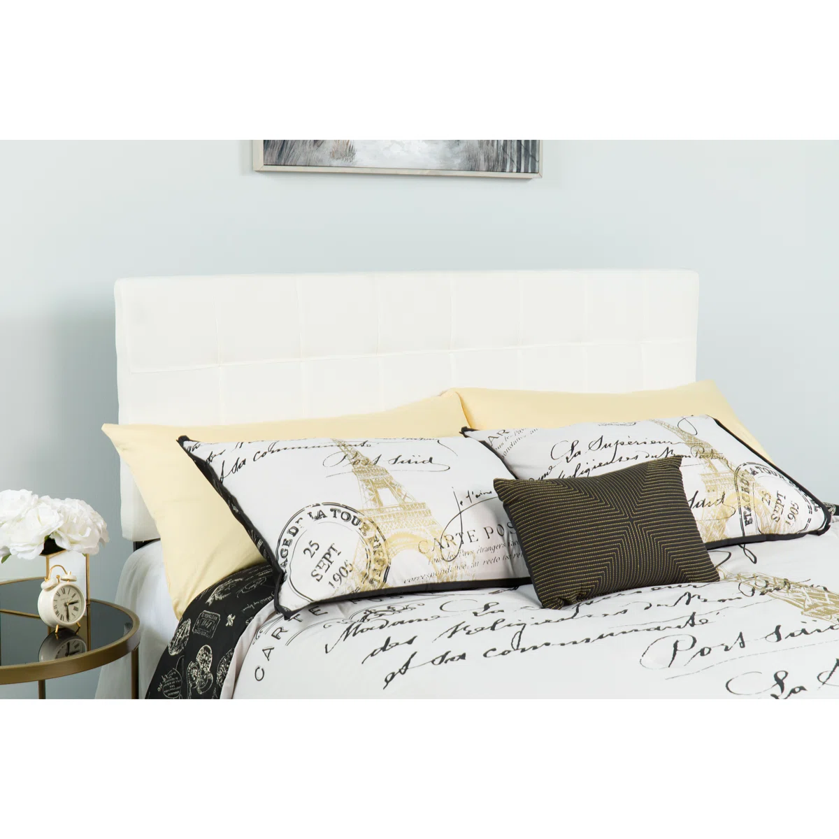 Tête de lit Ciriaca – Design matelassé Queen Size