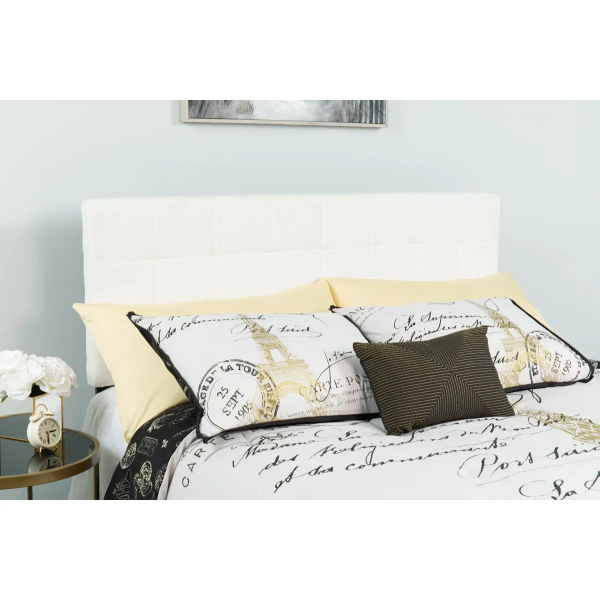 Tête de lit Ciriaca – Design matelassé Queen Size