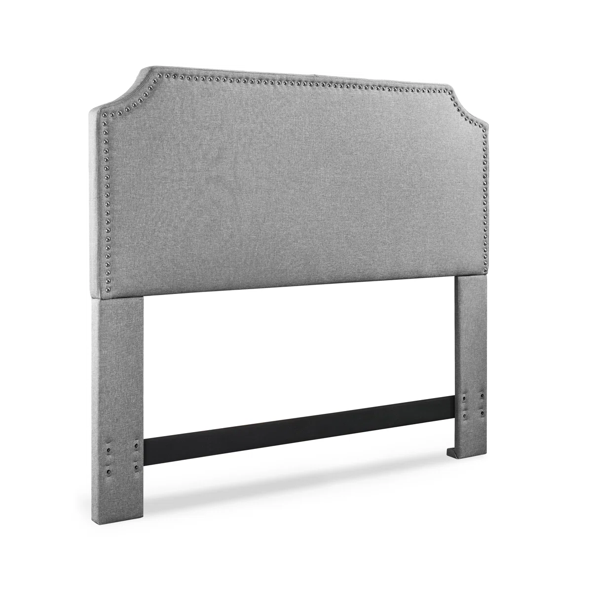 Tête de lit Hillary – Design élégant avec bords courbés et clous décoratifs