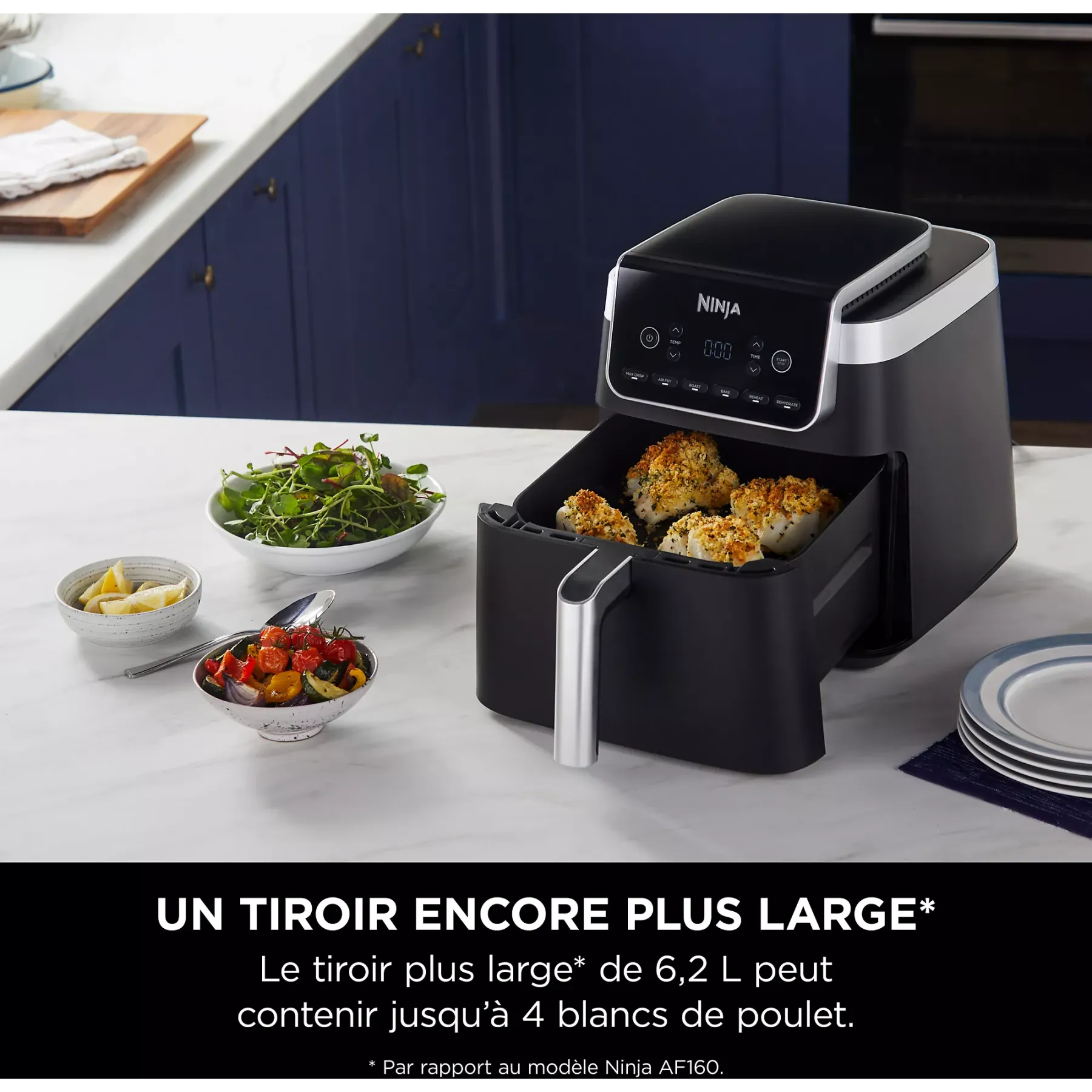 NINJA Friteuse sans huile NINJA Max pro 6,2L AF180EU