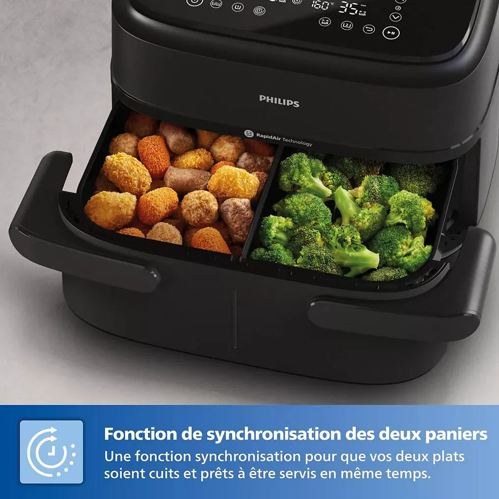Airfryer PHILIPS double panier Série 1000 NA150/00