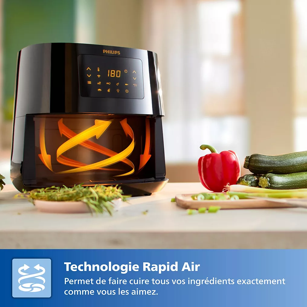 PHILIPS Airfryer PHILIPS Series 5000 XL 6,2L HD9280/70 connecté
