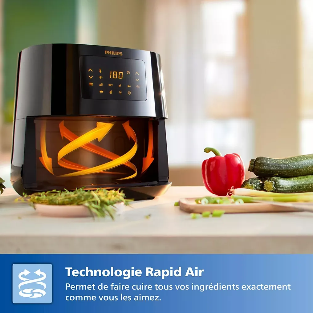 PHILIPS Airfryer PHILIPS Series 5000 XL 6,2L HD9280/70 connecté