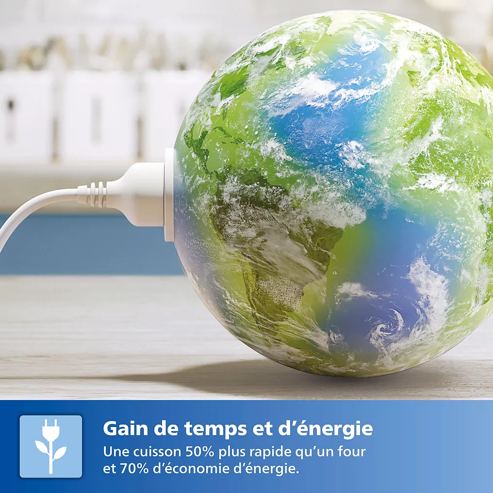 PHILIPS Airfryer PHILIPS Series 3000 Double bac 9,0L NA352/00