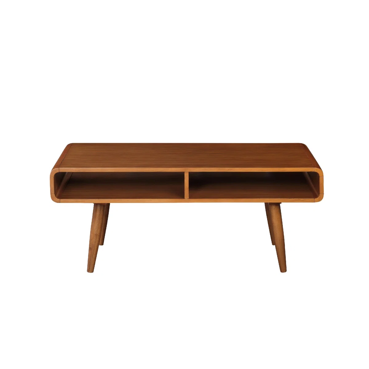 Table basse Mccurley – Design moderne en bois massif avec rangement inférieur